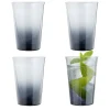 Gifi Verre à eau fumé noir 29cl x4| Vaisselle Et Accessoires De Table