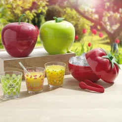 Gifi Verre à eau motifs fruits exotiques 25,5 cl - Summer time| Vaisselle Et Accessoires De Table