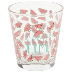 Gifi Verre à eau motifs fruits exotiques 25,5 cl - Summer time| Vaisselle Et Accessoires De Table