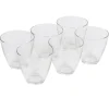 Gifi Verre à eau transparent Zeno Bormioli Rocco x6| Vaisselle Et Accessoires De Table