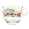 Gifi Verre à expresso 7,5 cl transparent motif bloc note petit déjeuner| Vaisselle Et Accessoires De Table