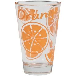 Gifi Verre à orangeade design fluo orange 30 cl| Vaisselle Et Accessoires De Table