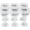 Vaisselle Et Accessoires De Table<Gifi Verre à pied en verre transparent design Bistrot x6