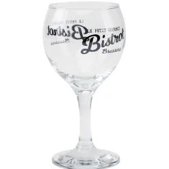Vaisselle Et Accessoires De Table<Gifi Verre à pied en verre transparent design Bistrot x6
