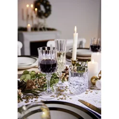 Gifi Verre à pied gamme Longchamp Cristal D'Arques Paris 25 cl x4| Vaisselle Et Accessoires De Table