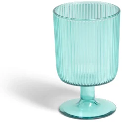 Vaisselle Et Accessoires De Table<Gifi Verre à pied strié 300ml plastique Ø8xH12,5cm- 3 coloris