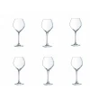 Gifi Verre à vin blanc pied cristallin Wine Emotion 35 cl x6| Vaisselle Et Accessoires De Table
