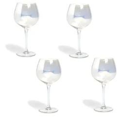 Gifi Verre à vin irisé x4| Vaisselle Et Accessoires De Table