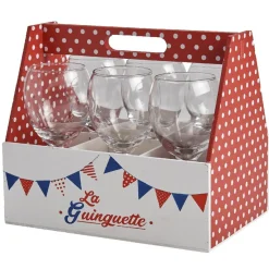 Gifi Verre à vin x6| Vaisselle Et Accessoires De Table