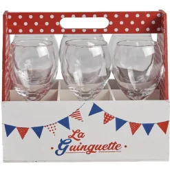 Gifi Verre à vin x6| Vaisselle Et Accessoires De Table