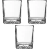 Gifi Verre à whisky fond martelé x3| Vaisselle Et Accessoires De Table