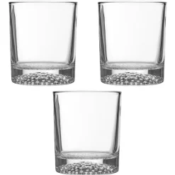 Gifi Verre à whisky fond martelé x3| Vaisselle Et Accessoires De Table