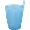Gifi Verre avec paille intégrée transparent| Vaisselle Et Accessoires De Table