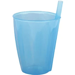 Gifi Verre avec paille intégrée transparent| Vaisselle Et Accessoires De Table
