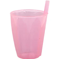 Gifi Verre avec paille intégrée transparent| Vaisselle Et Accessoires De Table