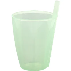 Gifi Verre avec paille intégrée transparent| Vaisselle Et Accessoires De Table