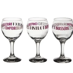 Gifi Verre ballon 21 cl x 3| Vaisselle Et Accessoires De Table