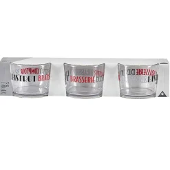 Gifi Verre bas Bodega design Le bistrot des copains x3| Vaisselle Et Accessoires De Table
