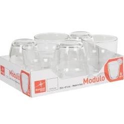 Gifi Verre bas Bormioli Rocco Modulo x6| Vaisselle Et Accessoires De Table