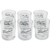 Gifi Verre bas en verre transparent design Bistrot x6| Vaisselle Et Accessoires De Table
