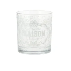 Gifi Verre bas la maison vintage x 3| Vaisselle Et Accessoires De Table