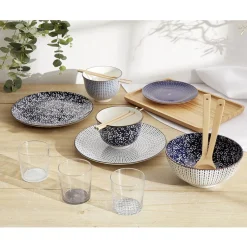 Gifi Verre bas transparent fond imprimé 34,5 cl| Vaisselle Et Accessoires De Table