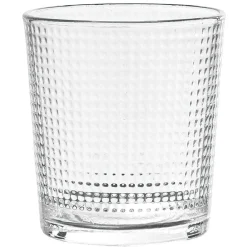 Gifi Verre bas transparent martelé 28cl x6| Vaisselle Et Accessoires De Table