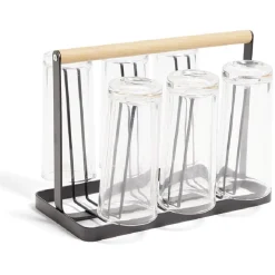Gifi Verre 22cl transparent x6 avec support| Vaisselle Et Accessoires De Table