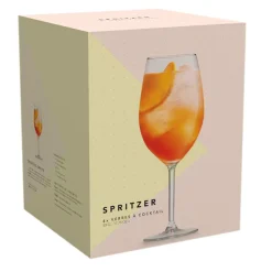 Gifi Verre cocktail Spritz 53 cl x4| Vaisselle Et Accessoires De Table