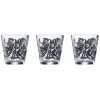 Gifi Verre conique bas motif feuillage 25,5 cl x3| Vaisselle Et Accessoires De Table