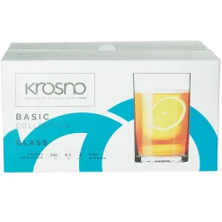 Gifi Verre cylindre Krosnobasic transparent 25 cl| Vaisselle Et Accessoires De Table