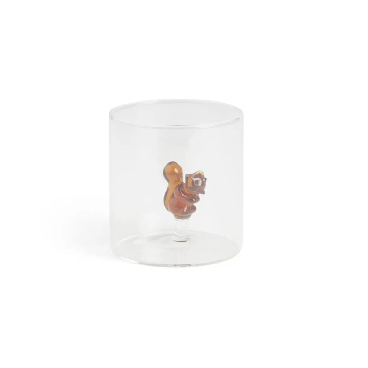 Gifi Verre décor écureuil 350ml Ø8xH8,5cm| Vaisselle Et Accessoires De Table