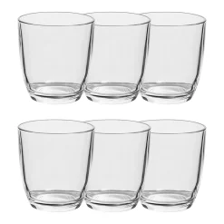 Gifi Verre gobelet transparent x 6| Vaisselle Et Accessoires De Table