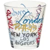 Vaisselle Et Accessoires De Table<Gifi Verre gobelet transparent déco cities multicolore x 3