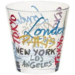 Vaisselle Et Accessoires De Table<Gifi Verre gobelet transparent déco cities multicolore x 3