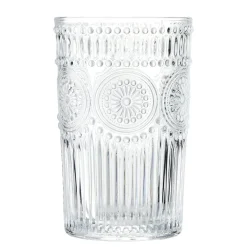 Vaisselle Et Accessoires De Table<Gifi Verre haut motif baroque 350ml H17cm