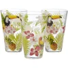 Gifi Verre haut Nadia Jungle x 3| Vaisselle Et Accessoires De Table