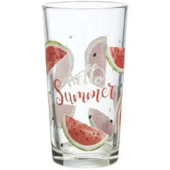 Gifi Verre haut pastèque Hello Summer x 6| Vaisselle Et Accessoires De Table