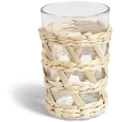 Vaisselle Et Accessoires De Table<Gifi Verre haut transparent avec raphia Ø8xH12,5cm