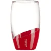 Gifi Verre Laguiole Evolution grand modèle transparent et rouge 36,5 cl| Vaisselle Et Accessoires De Table