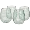 Gifi Verre plastique transparent Ø9xH11cm x4| Vaisselle Et Accessoires De Table