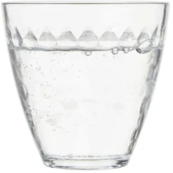 Gifi Verre transparent design point relief 25 cl x12| Vaisselle Et Accessoires De Table