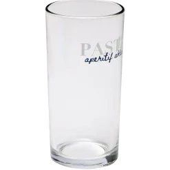 Gifi Verre tubo avec inscription Pastis apéritif anisé 25cl| Vaisselle Et Accessoires De Table