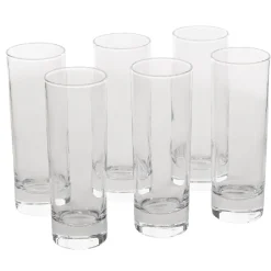 Gifi Verre tubo forme haute longdrink 22 cl x6| Vaisselle Et Accessoires De Table
