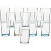 Gifi Verre x12 ver 20cl h9.9d6.8 mod fond coul| Vaisselle Et Accessoires De Table