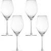 Gifi Verres à vin transparents 45 cl x4| Vaisselle Et Accessoires De Table