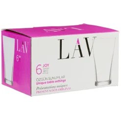 Gifi Verrine LAV en verre transparent 14 cl x6| Vaisselle Et Accessoires De Table