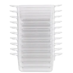 Gifi Verrine rectangulaire en plastique réutilisable x10| Vaisselle Et Accessoires De Table