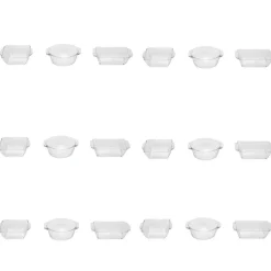 Gifi Verrine ronde rectangle et carré x 18| Vaisselle Et Accessoires De Table
