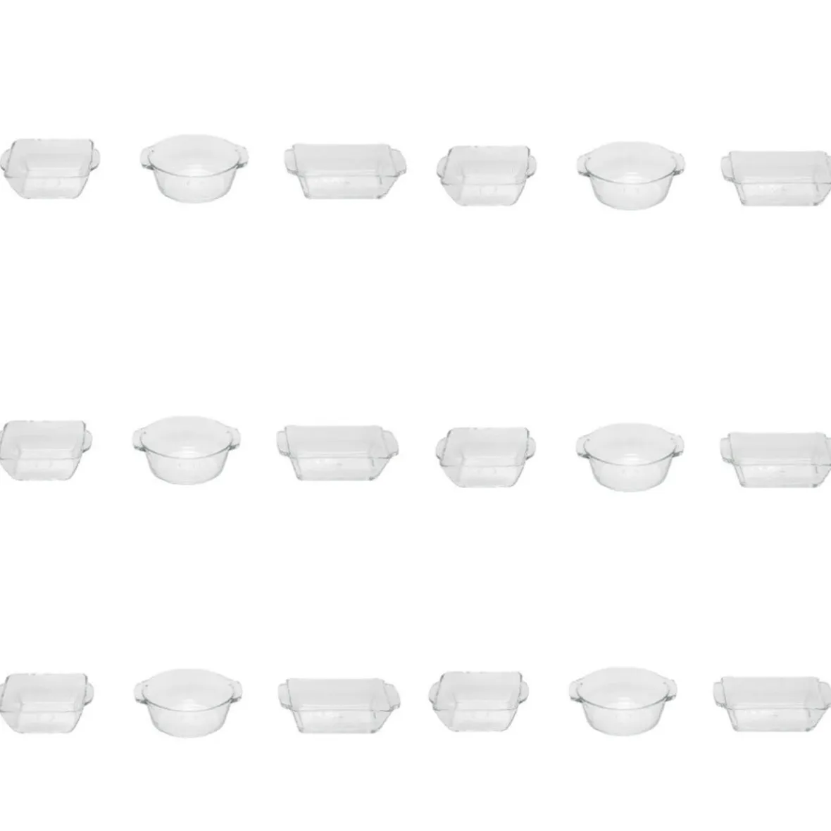 Gifi Verrine ronde rectangle et carré x 18| Vaisselle Et Accessoires De Table